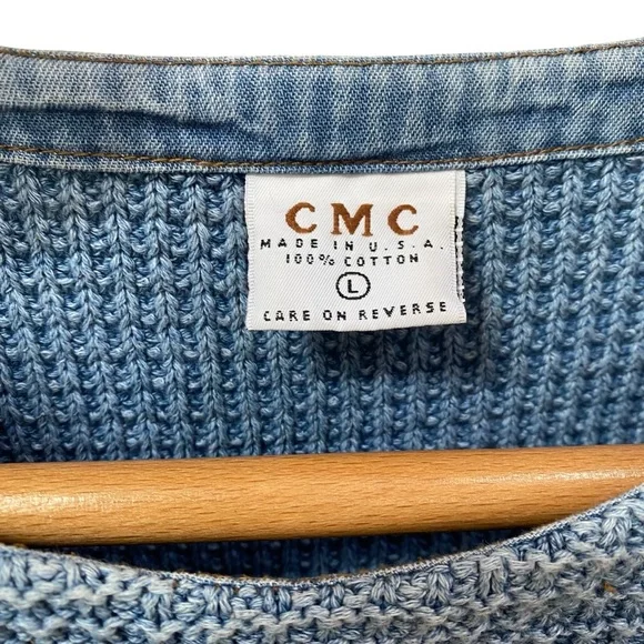 Vintage Blue Sweater size M - Picture 4 of 5